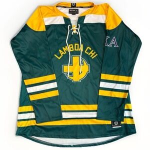 Urban Champs Lambda Chi Green & Gold Jersey #5659